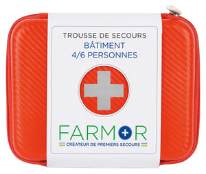 Trousse de secours Bâtiment - 4 à 6 Personnes - Farmor