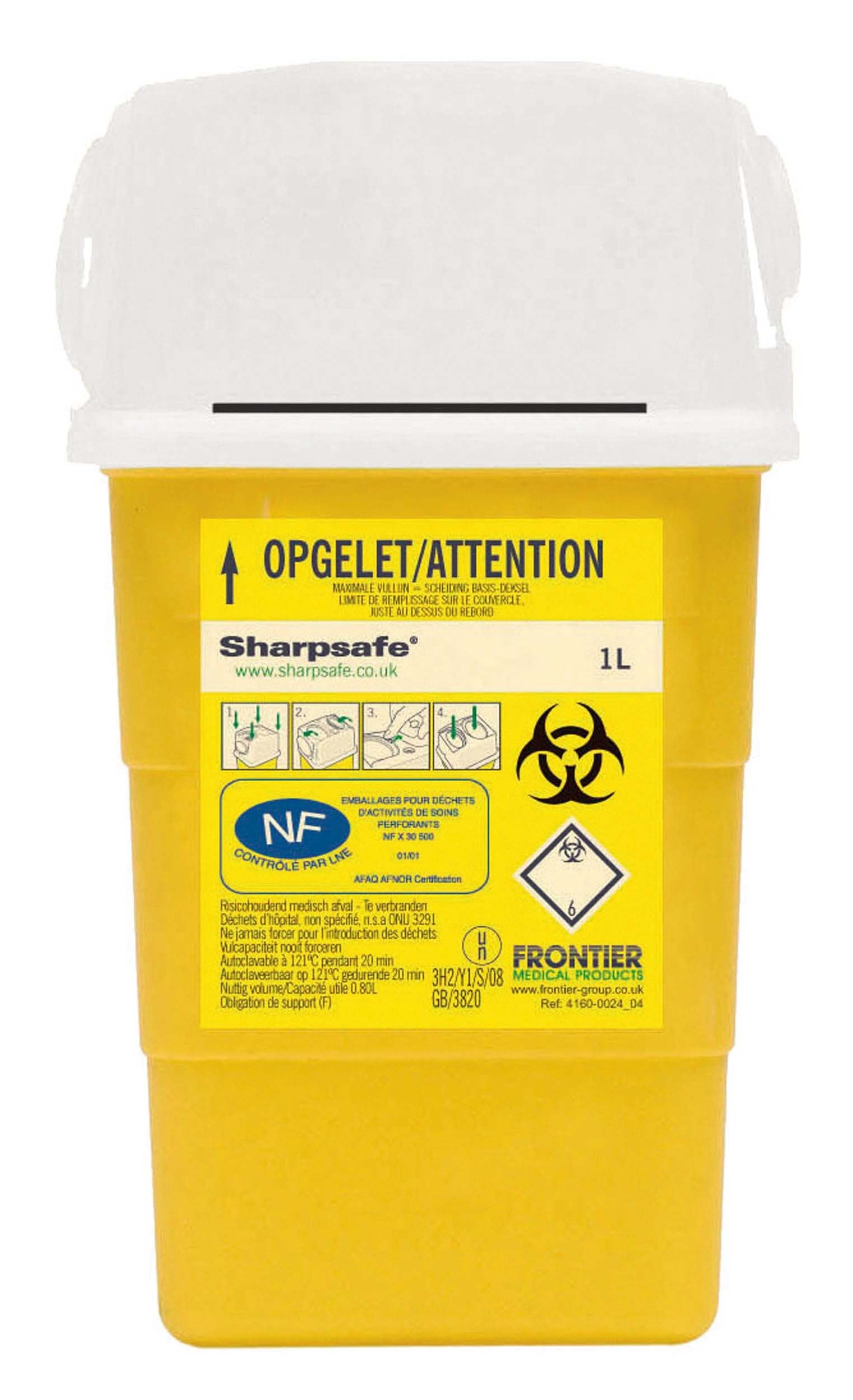 Collecteur de Dechets Sharpsafe - Hospidex