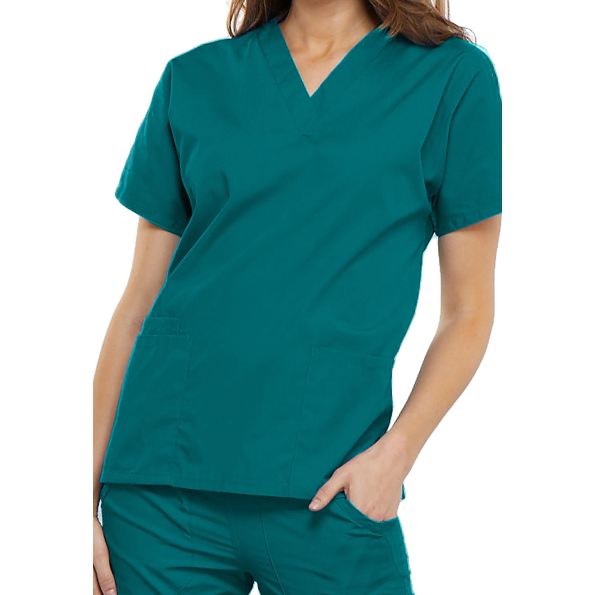 Guéthary - Tunique médicale - Col V - Manches courtes - Femme - Cherokee - Couleur 1 Cherokee Authentic Workwear