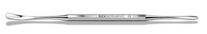 Curette double arrondi/tronqué - 16 cm - Ruck