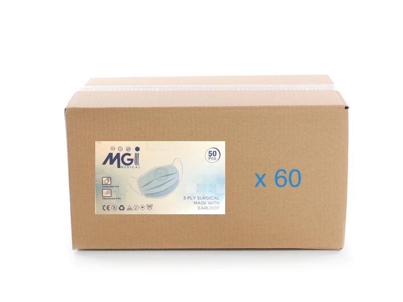 Carton de 60 boites de 50 masques