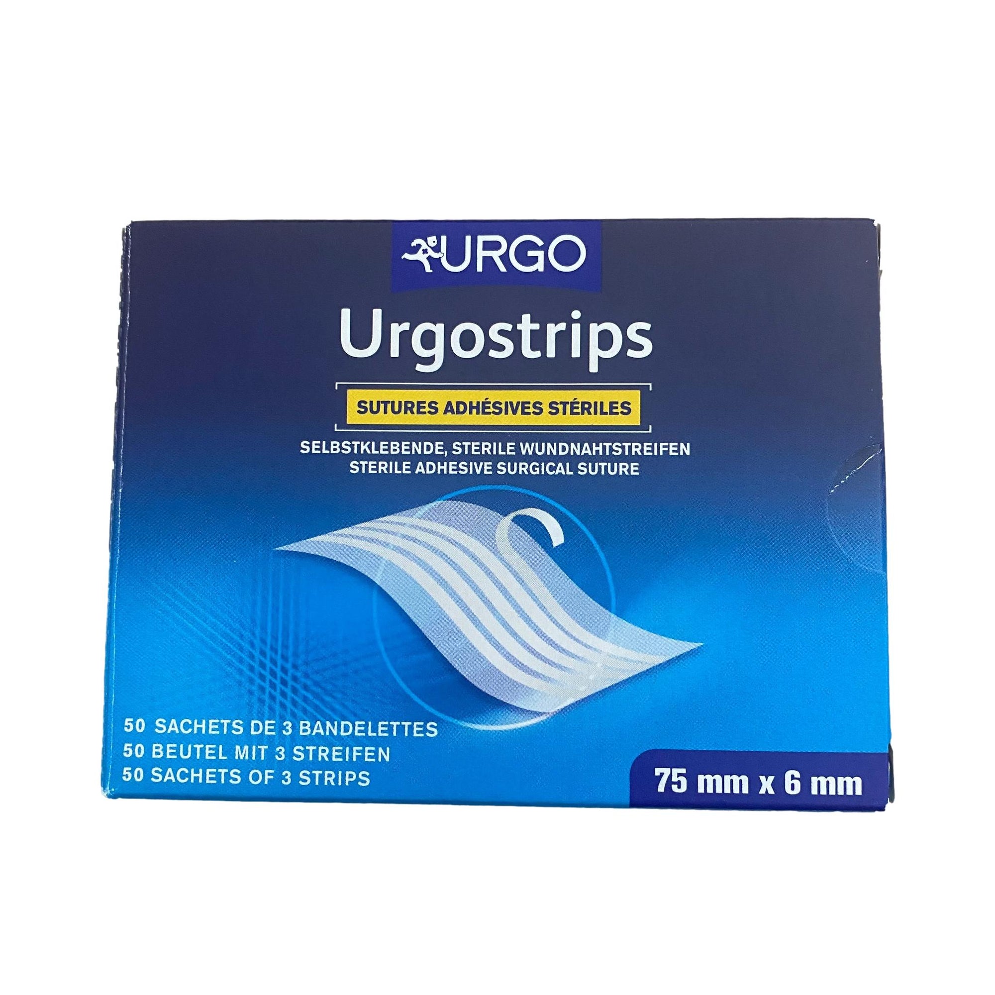 1 Pochette de sutures chirurgicales adhésives stériles - UrgoStrips - Urgo