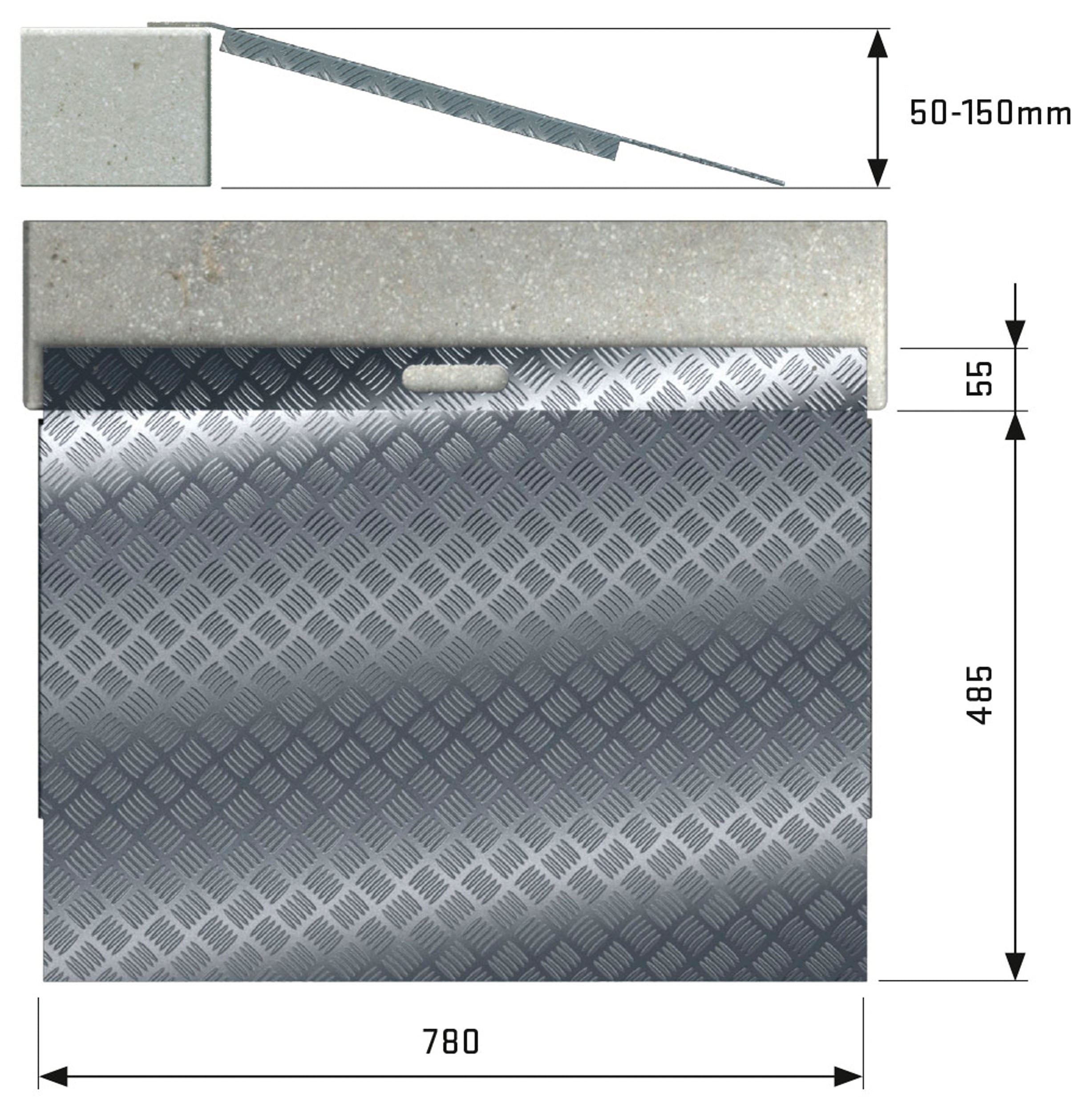 Rampe de Seuil Fixe Aluminium SECUCARE - My Medical