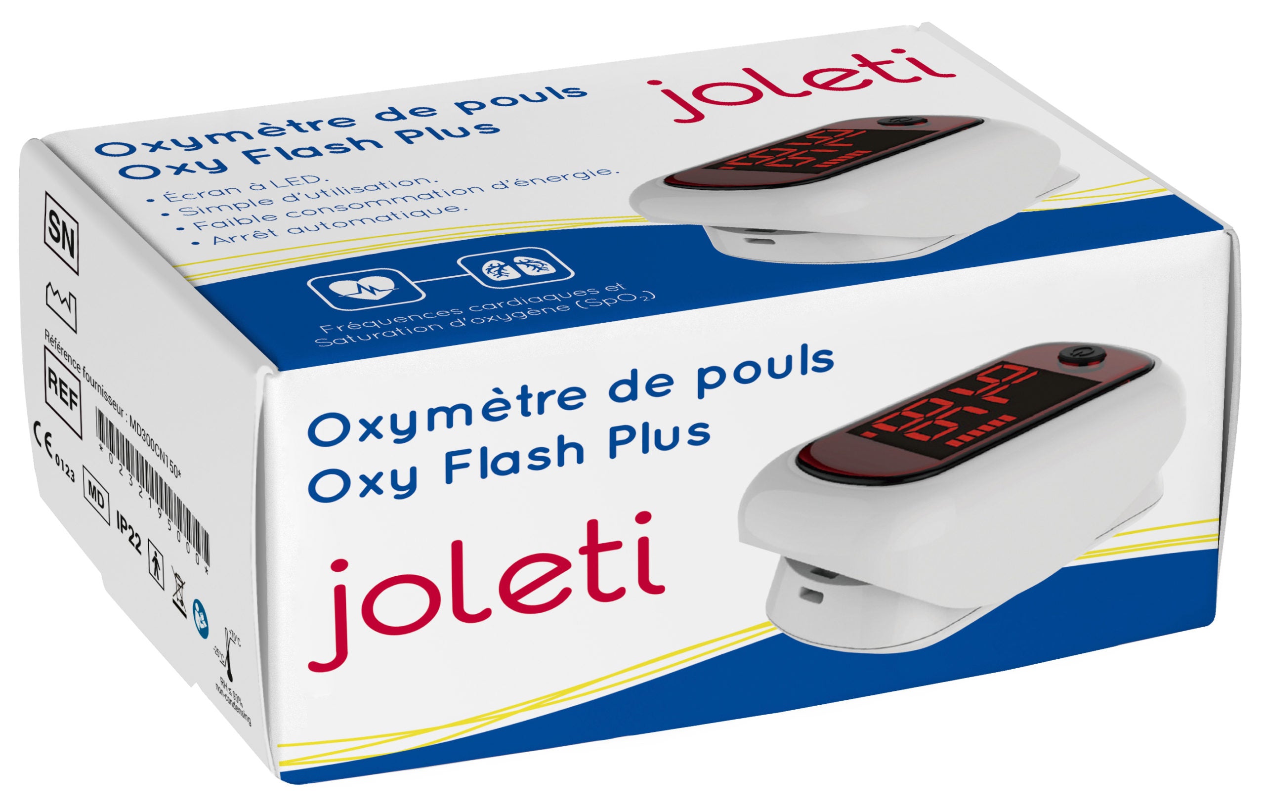 Oxymètre de Pouls Oxy flash plus - JOLETI