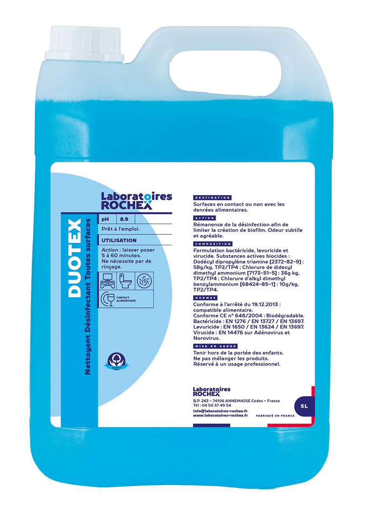 Nettoyant Désinfectant (2 conditionnements) - LABORATOIRES ROCHEX