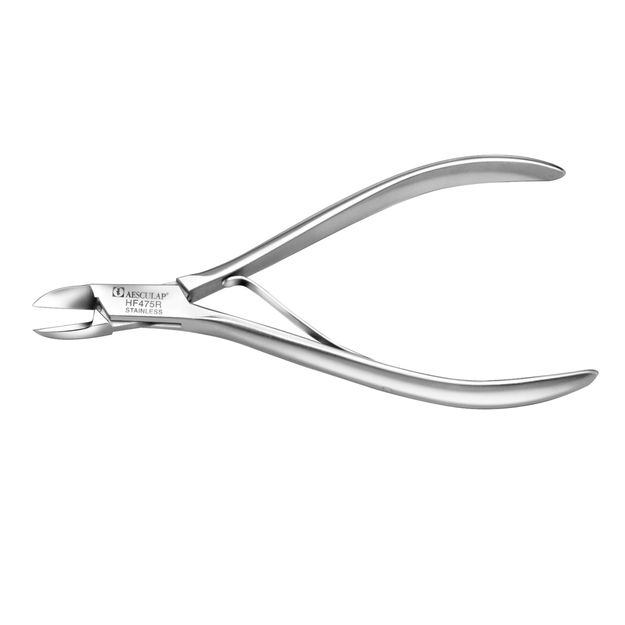 Pince à ongles - Coupe droite - Mors plats - 11,5 cm - Aesculap - HF475R