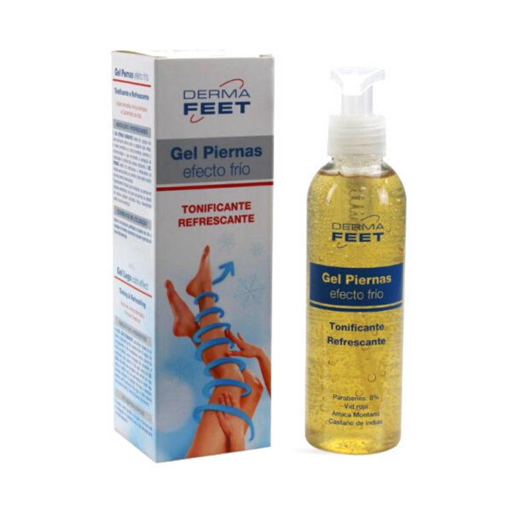 Gel pour jambes effet froid tonifiant et rafraîchissant - 200 ml - DermaFeet