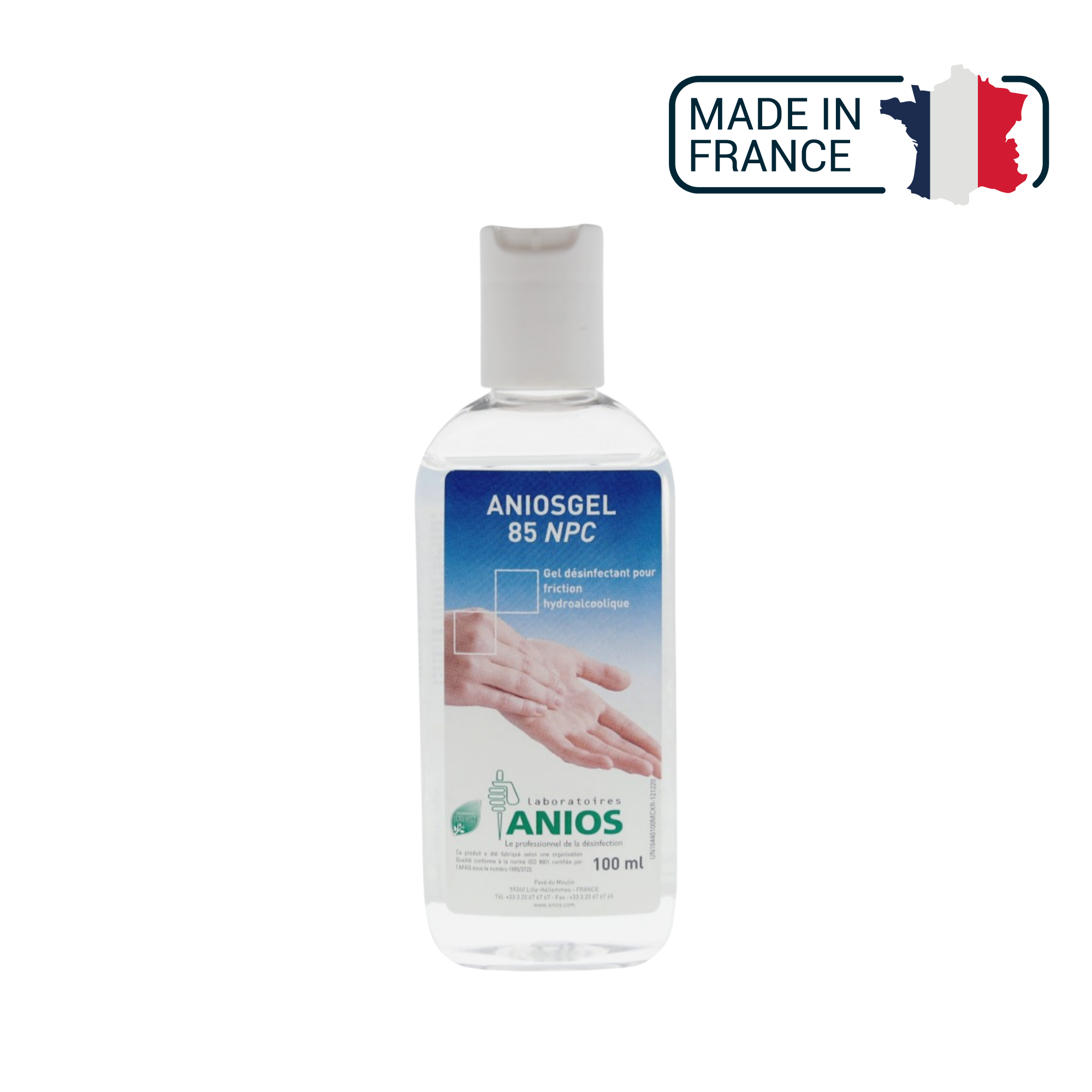 Aniosgel 85 NPC - Gel désinfectant pour friction hydroalcoolique - Anios