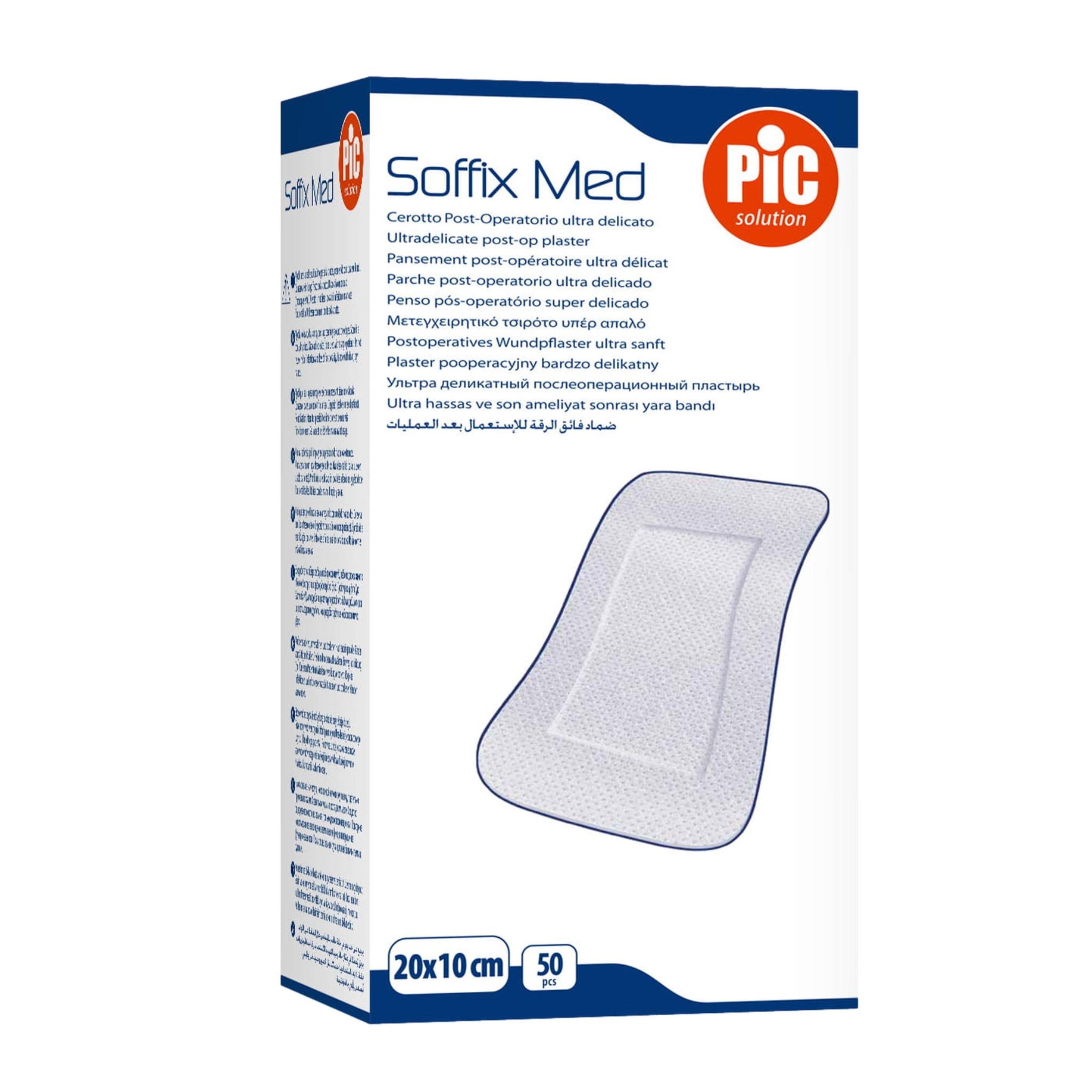 Pansements adhésifs Soffix Med - 4 dimensions - Pic Solution