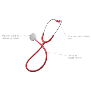 Stéthoscope - Laubry Chrome - Cardiophone - 3 coloris - Spengler