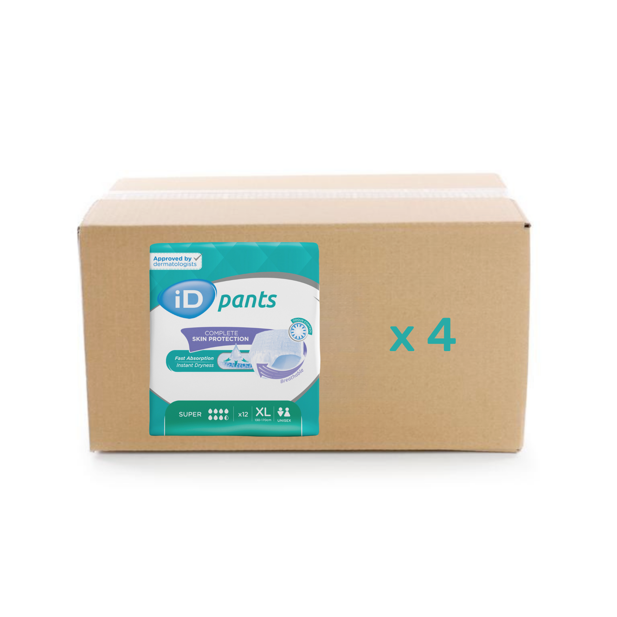 ID Pants Super - 7.5 gouttes - XL - carton 4 X12U - ID Direct