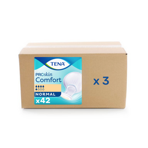 Protection anatomique Tena Confort ProSkin - Normal - carton 3x42U - Tena