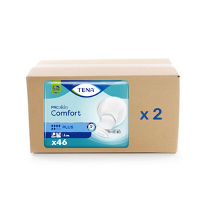 Protection anatomique Tena Confort ProSkin - Plus - carton 2x46U - Tena