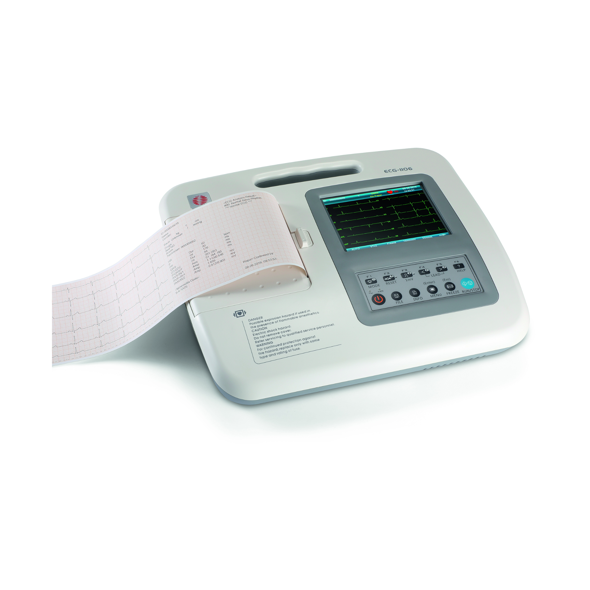 Électrocardiographe 6 Pistes 1106L + Interpretation - KALAMED