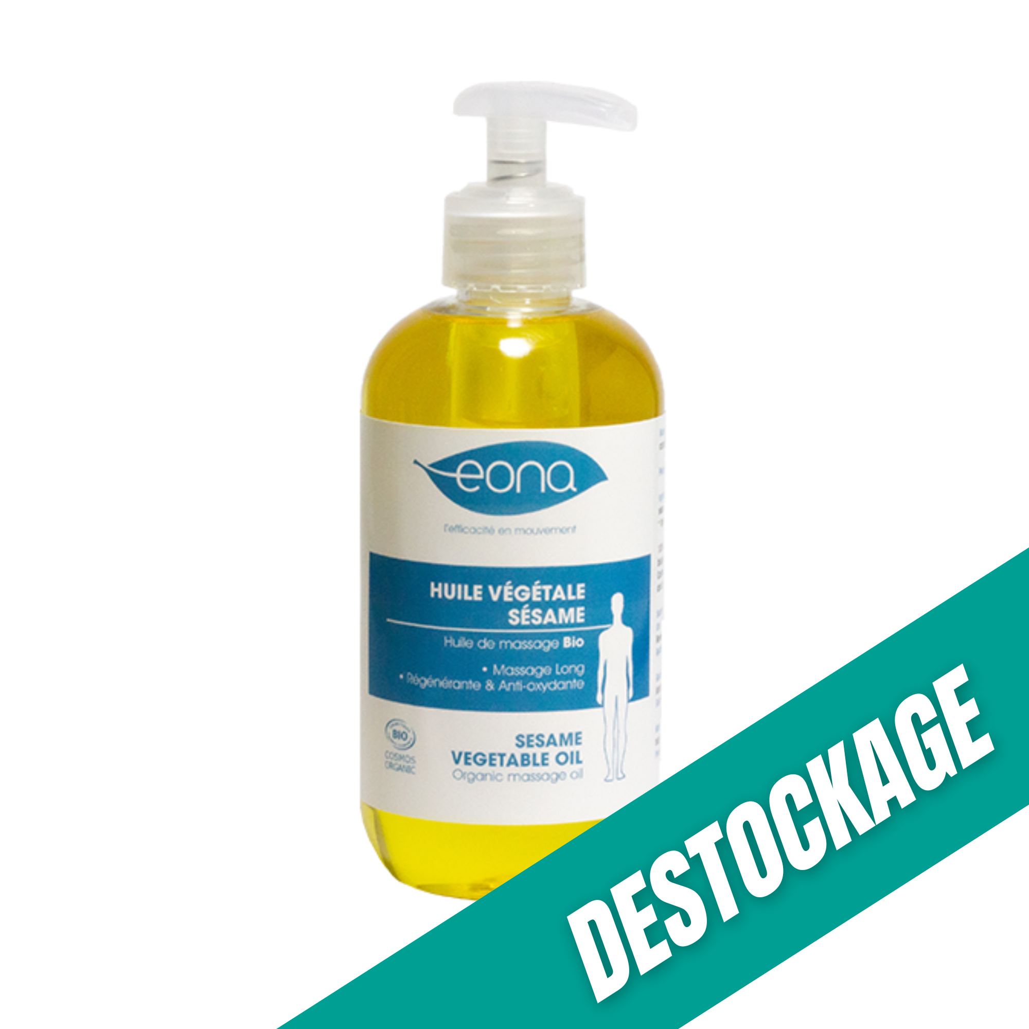 Huile de massage - Sésame - 250 ml - Bio - Eona // Destockage 