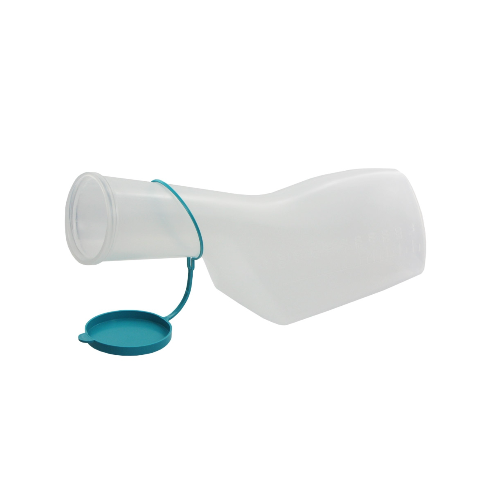 Urinal Homme 1L Plastique Naturel Bouchon - Pola