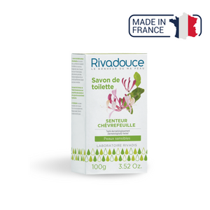 Savon corps chèvrefeuille peaux sensibles - 100g - Rivadouce Rivadouce